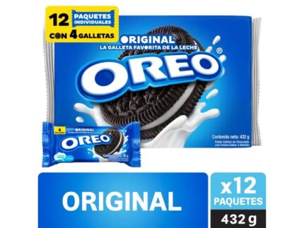 Galletas Oreo Sabor Original 36g Uds 12 Pack - 432g